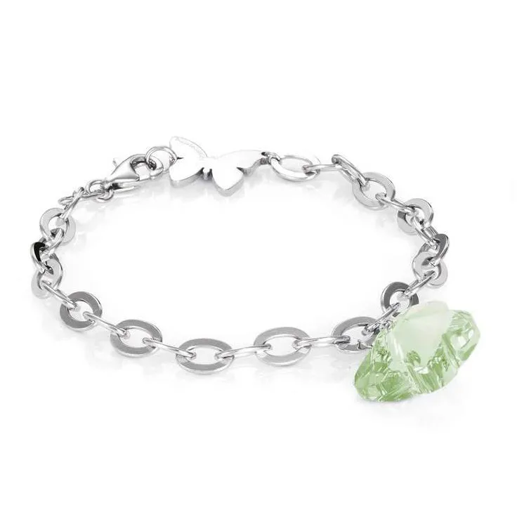 021335/013 Nomination Bracciale Donna con Swarovski Verde BUTTERLY
