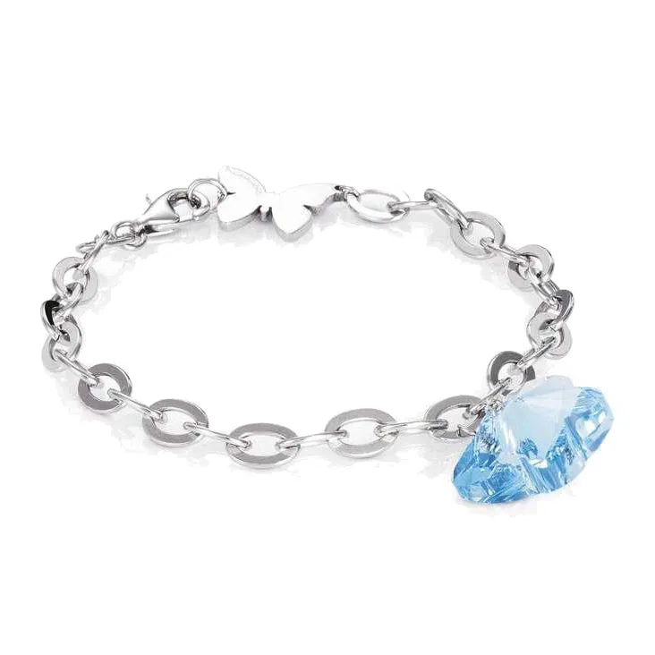 021335/014 Nomination Bracciale Donna con Swarovski Azzurro BUTTERLY
