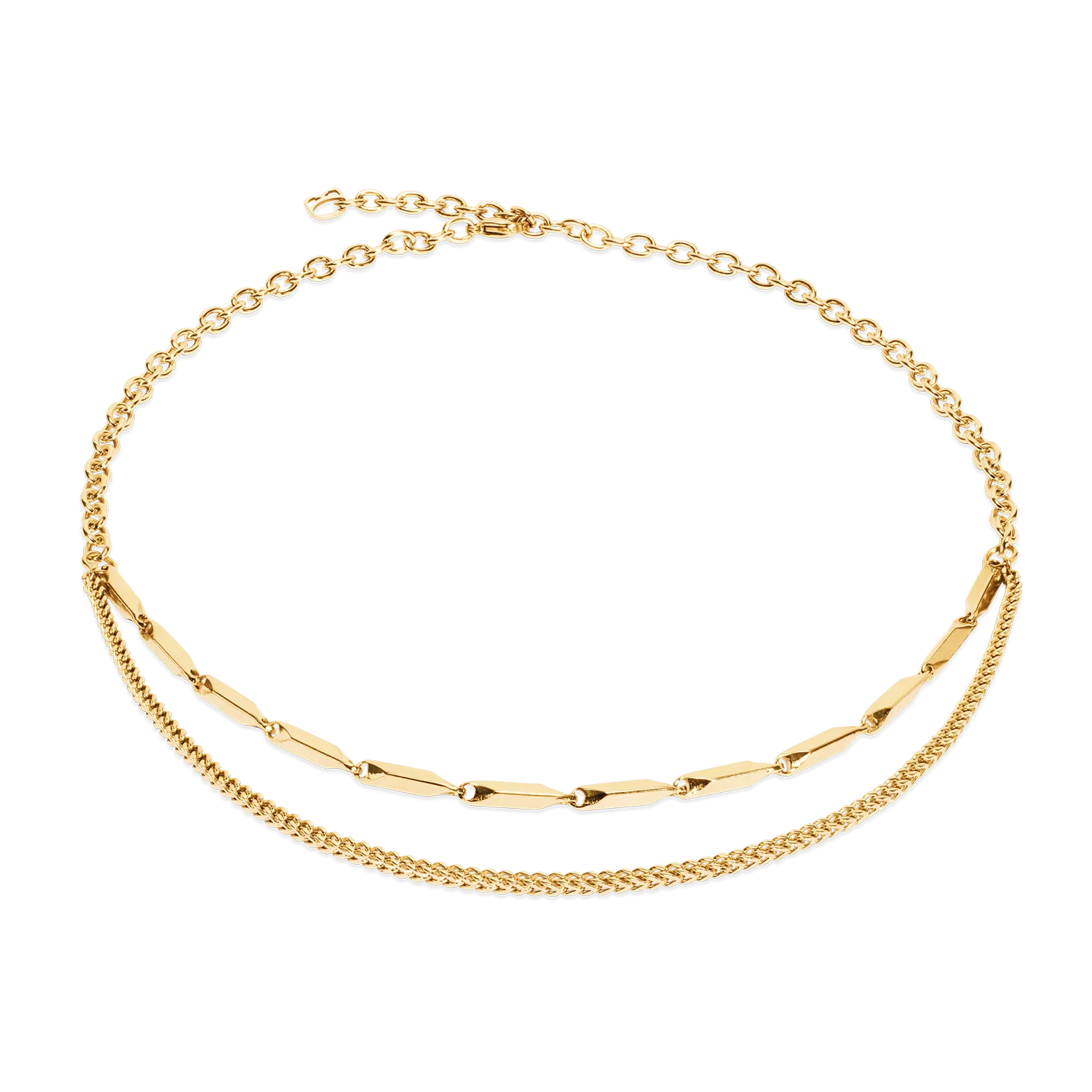 Collana Twisted Layers oro