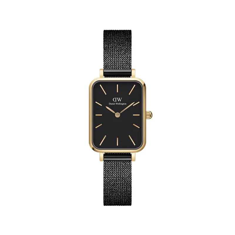 DANIEL WELLINGTON – OROLOGIO DONNA – QUADRO PRESSED ASHFIELD BLACK
