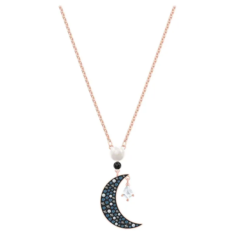 SWAROVSKI – COLLANA DONNA – Pendente Symbolic Cristalli scalari, Luna e stella