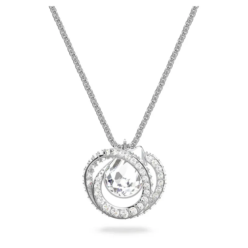 SWAROVSKI – COLLANA DONNA – Pendente Generation, placcato rodio