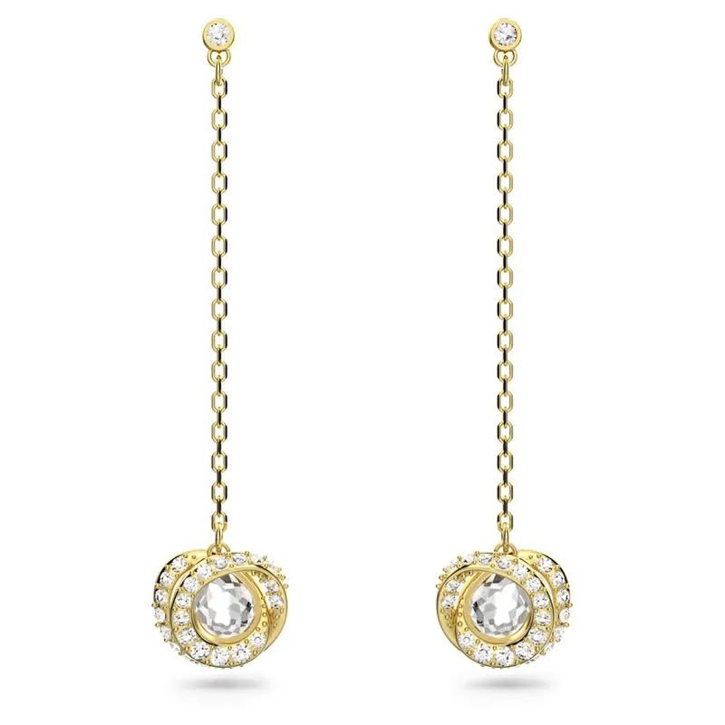 SWAROVSKI – ORECCHINI DONNA – Orecchini pendenti Generation Lunghi, placcato color oro