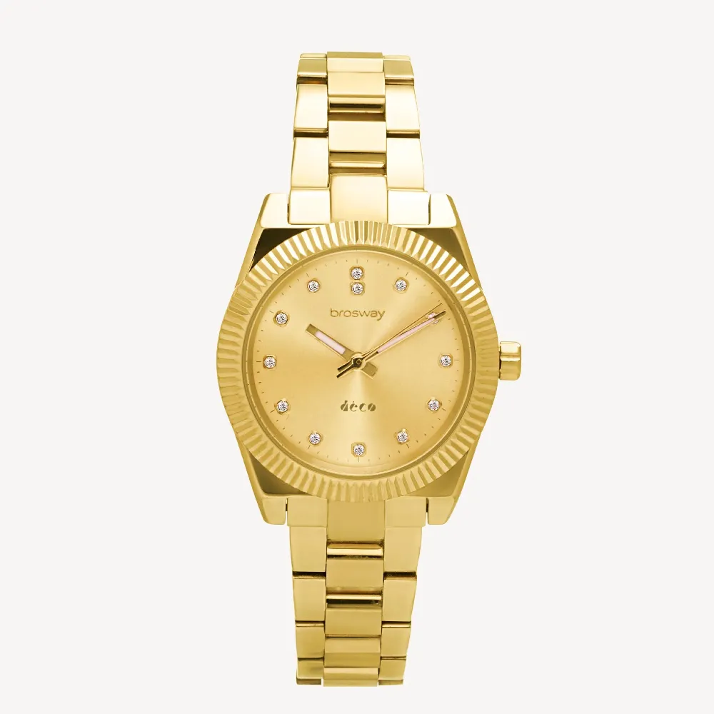 Brosway Orologio Decò Light gold sunray