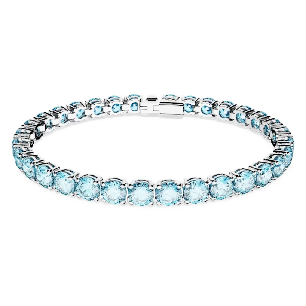 Swarovski Bracciale Matrix Tennis Blu