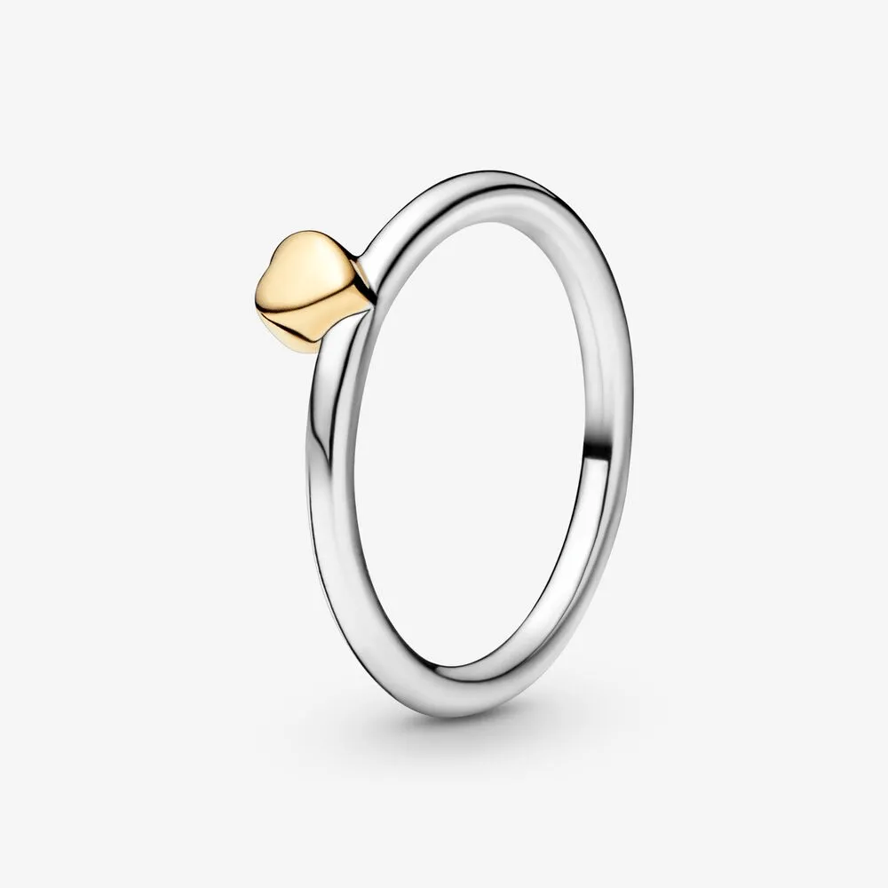 Pandora Anello Cuore bicolore