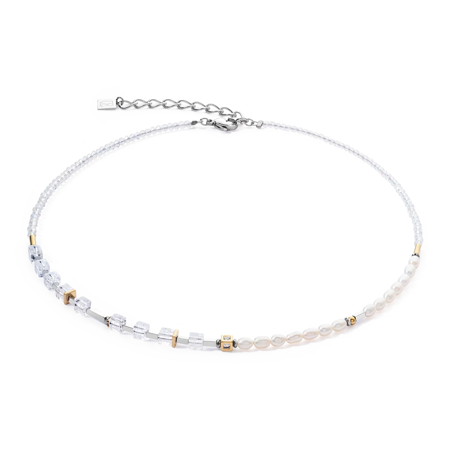 Collana Princess Fusion Pearls bicolore