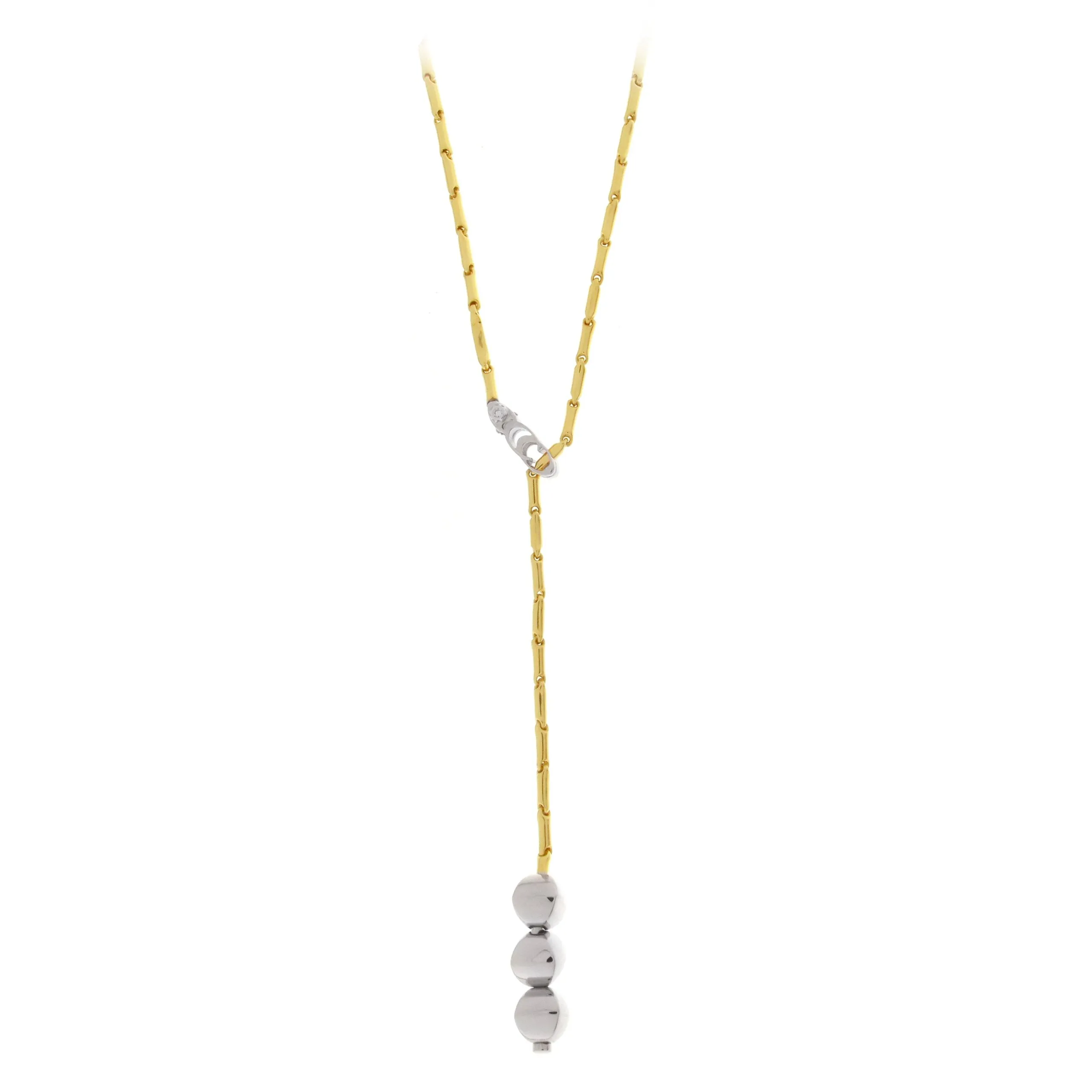 GIROCOLLO CHIMENTO BAMBOO IN ORO GIALLO 18 KT CON PENDENTI 1G01357ZB2500