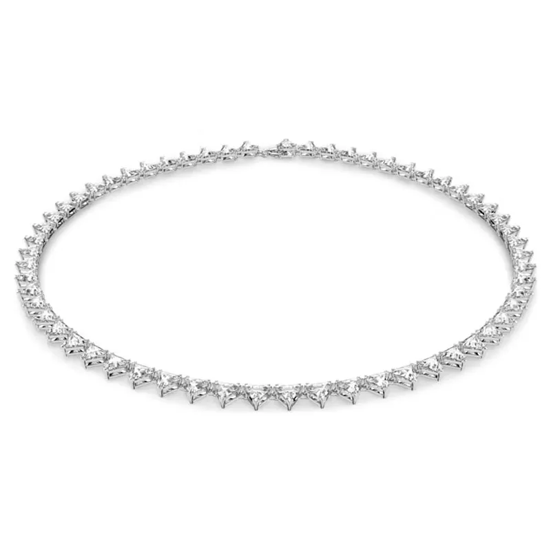 SWAROVSKI – COLLANA DONNA – Collana Ortyx Taglio triangolo, Placcato rodio
