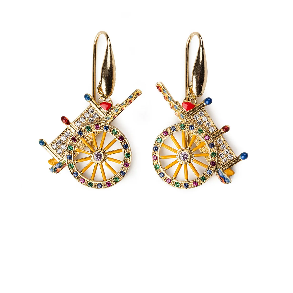 Orecchini Isola Bella - Lapilli - Carretto