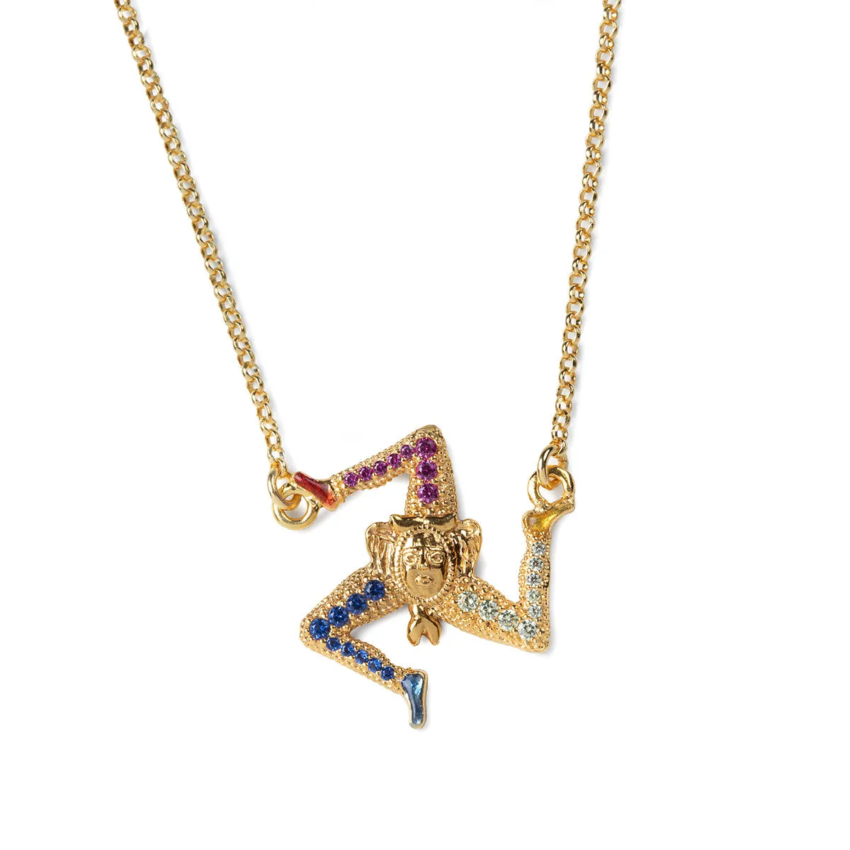 Collana Isola Bella - Lapilli - Trinacria