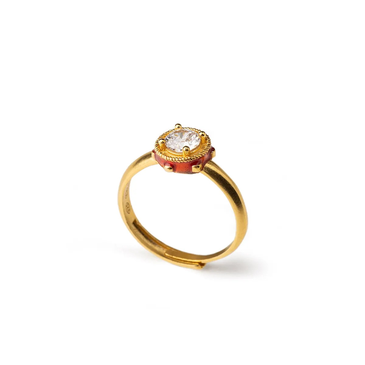 Anello Mini Tamburello Gemma