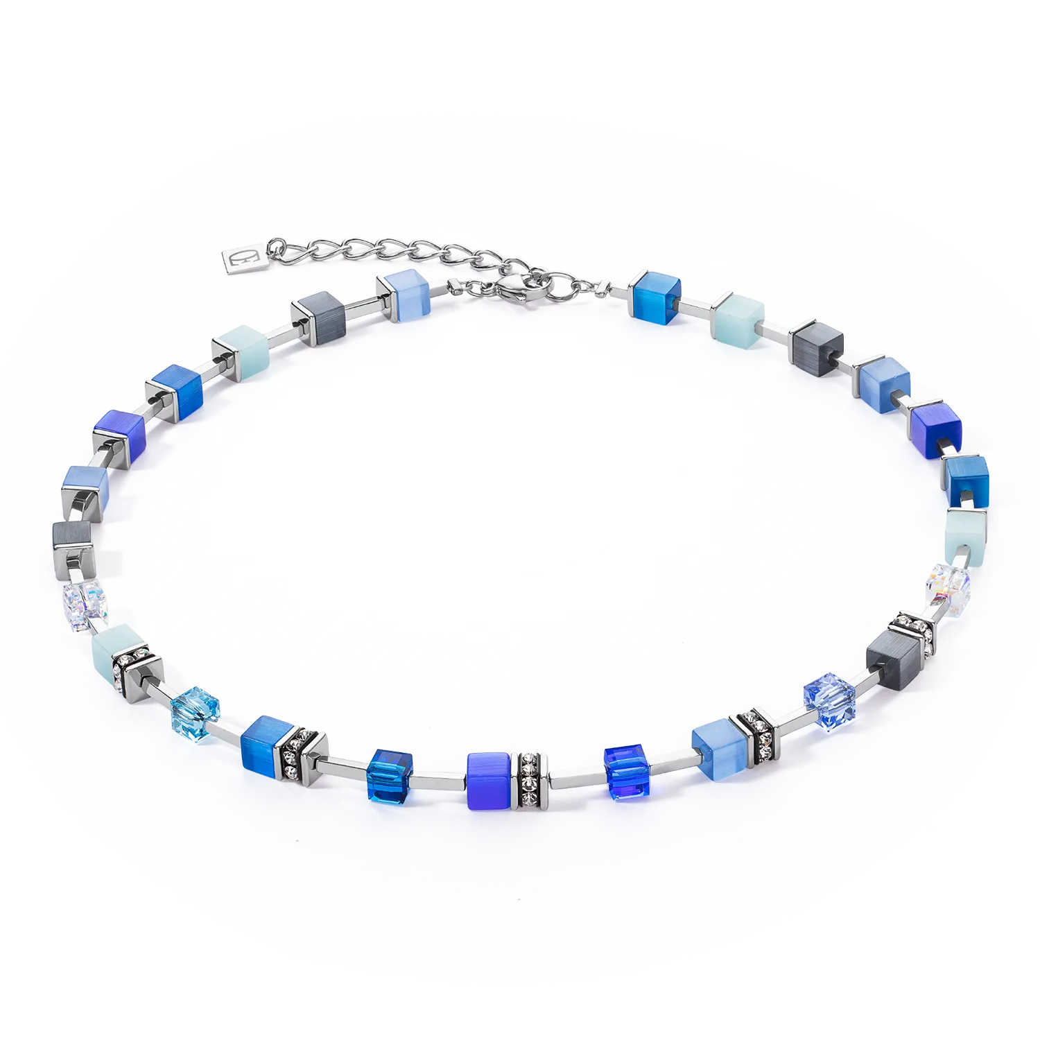 Collana GeoCUBE® Iconic Pure Blu