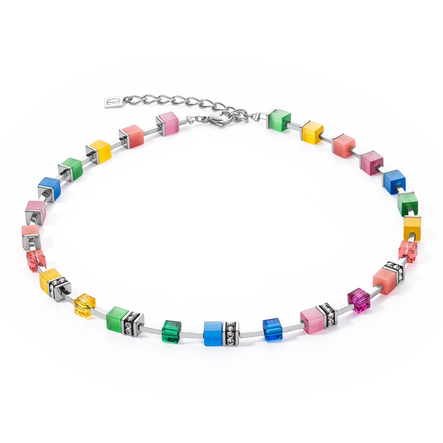 Collana GeoCUBE® Iconic Pure Rainbow