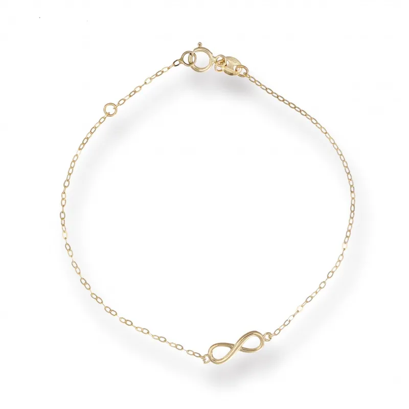 Bracciale in Oro 375 con Infinito