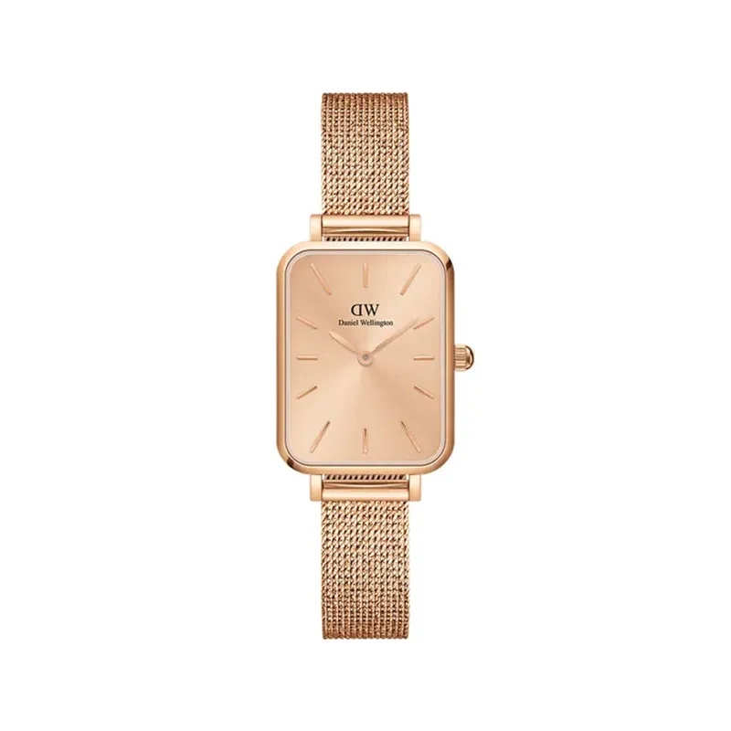 DANIEL WELLINGTON – OROLOGIO DONNA – QUADRO PRESSED UNITONE ORO ROSA
