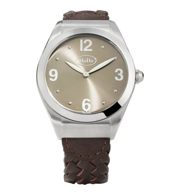 OROLOGIO DODO CHAMPAGNE AND STEEL WATCH