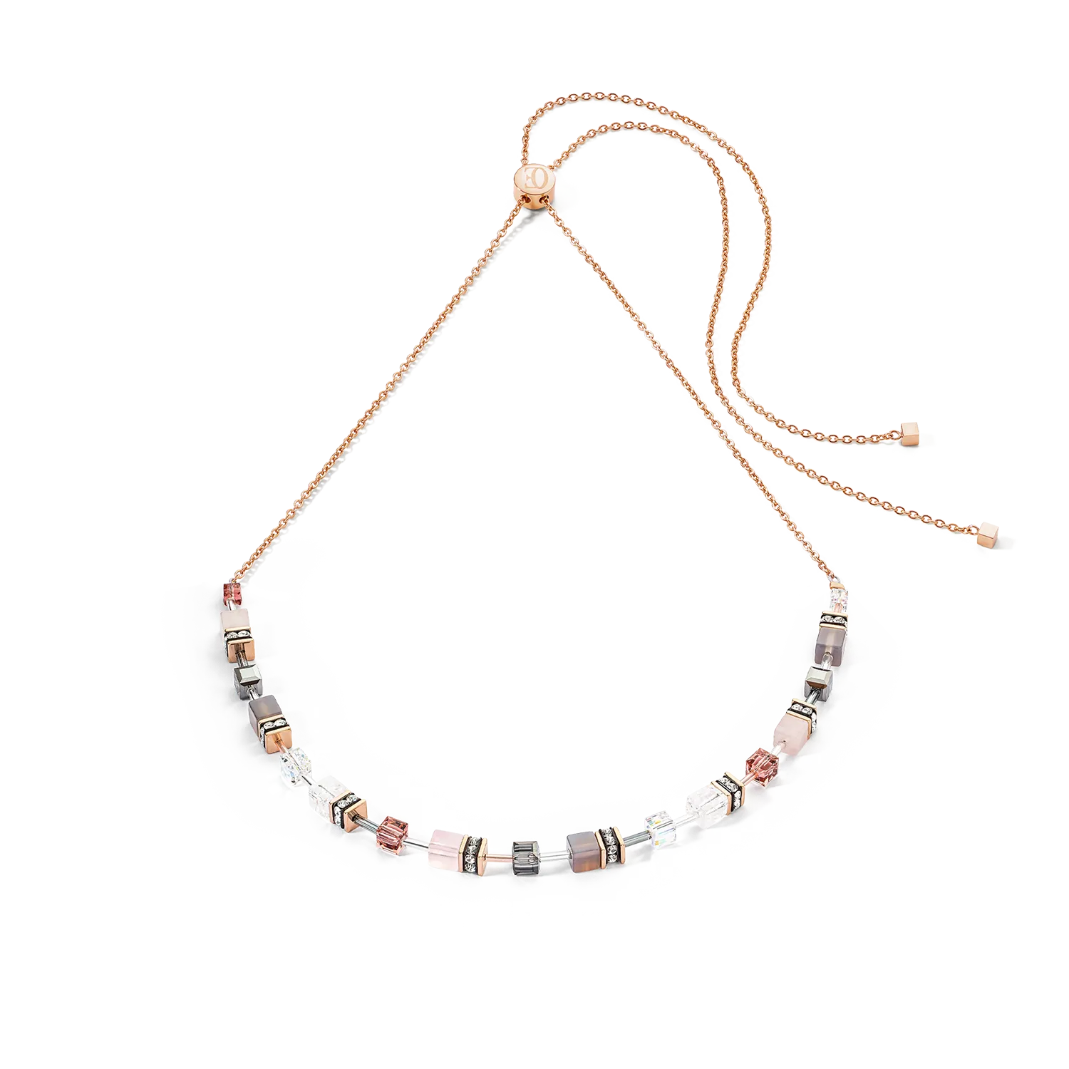 Collana GeoCUBE® Iconic Nature Chain rosa