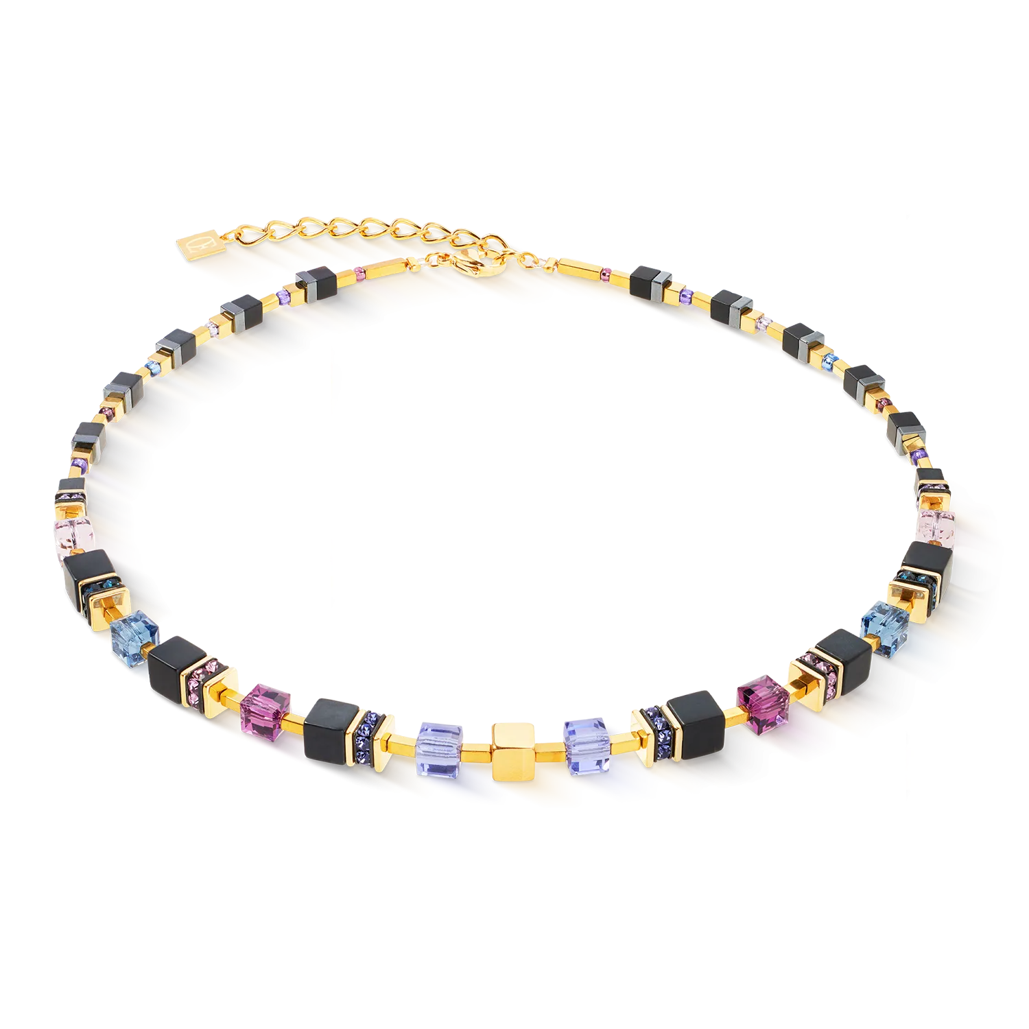 Collana GeoCUBE® Precious Classic Blue Moon oro