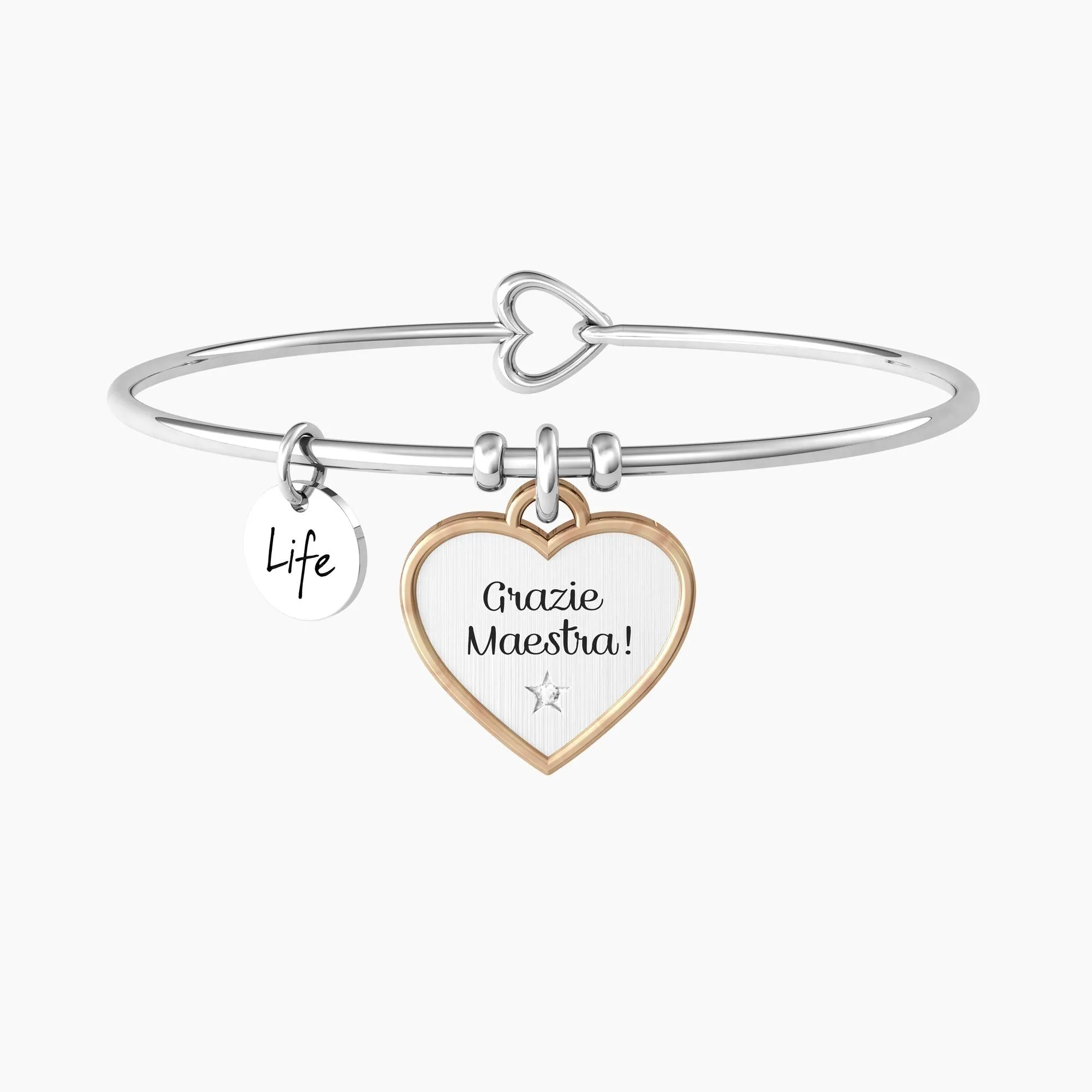Kidult Bracciale Cuore Grazie Maestra