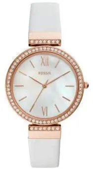 FOSSIL ES4581 Orologio Donna in pelle Bianco - Madeline