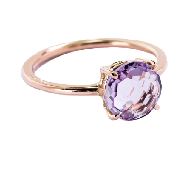 ANELLO AMETISTA 8 MM
