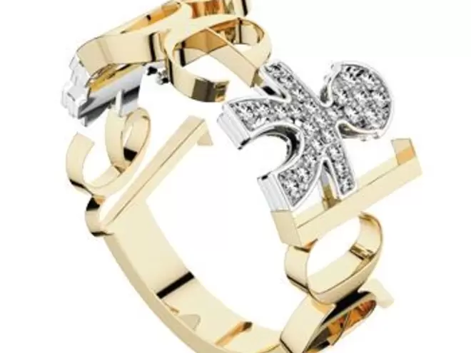 Anello Ghirlande LBB086