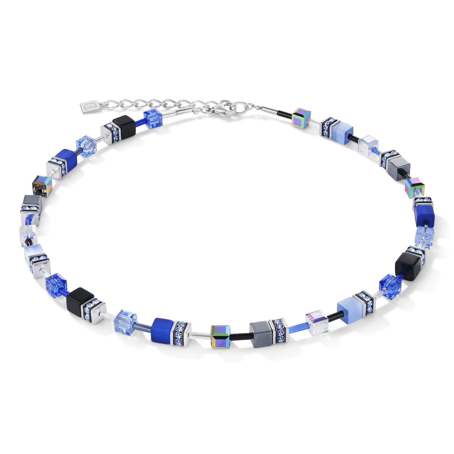 Collana GeoCUBE® blu cobalto