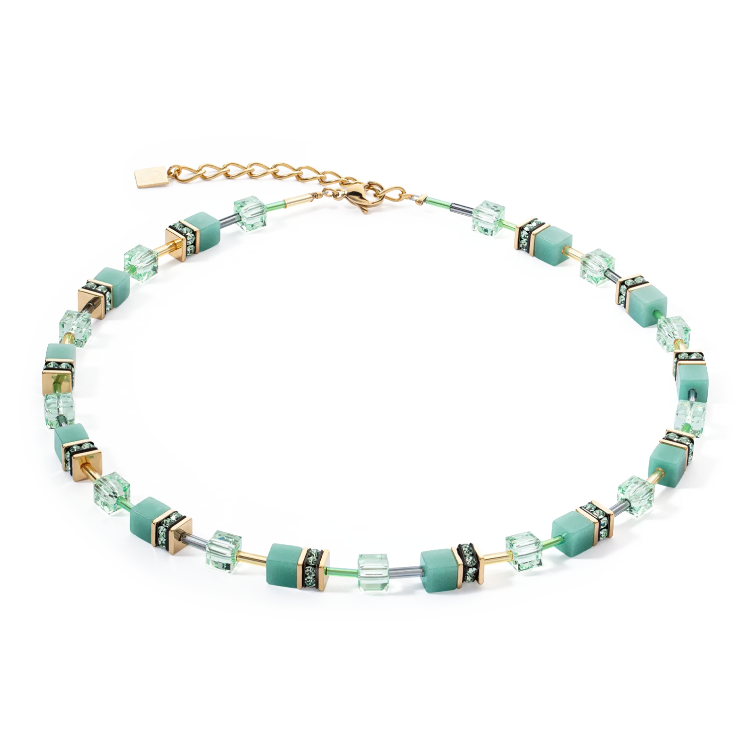 Collana GeoCUBE® Iconic Mono Oro verde