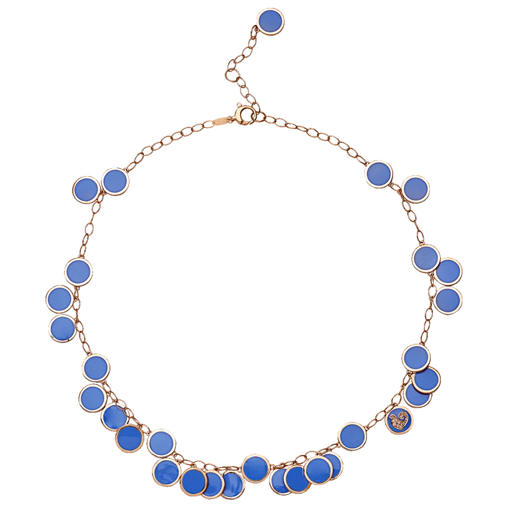 Collana Paillettes Oro
