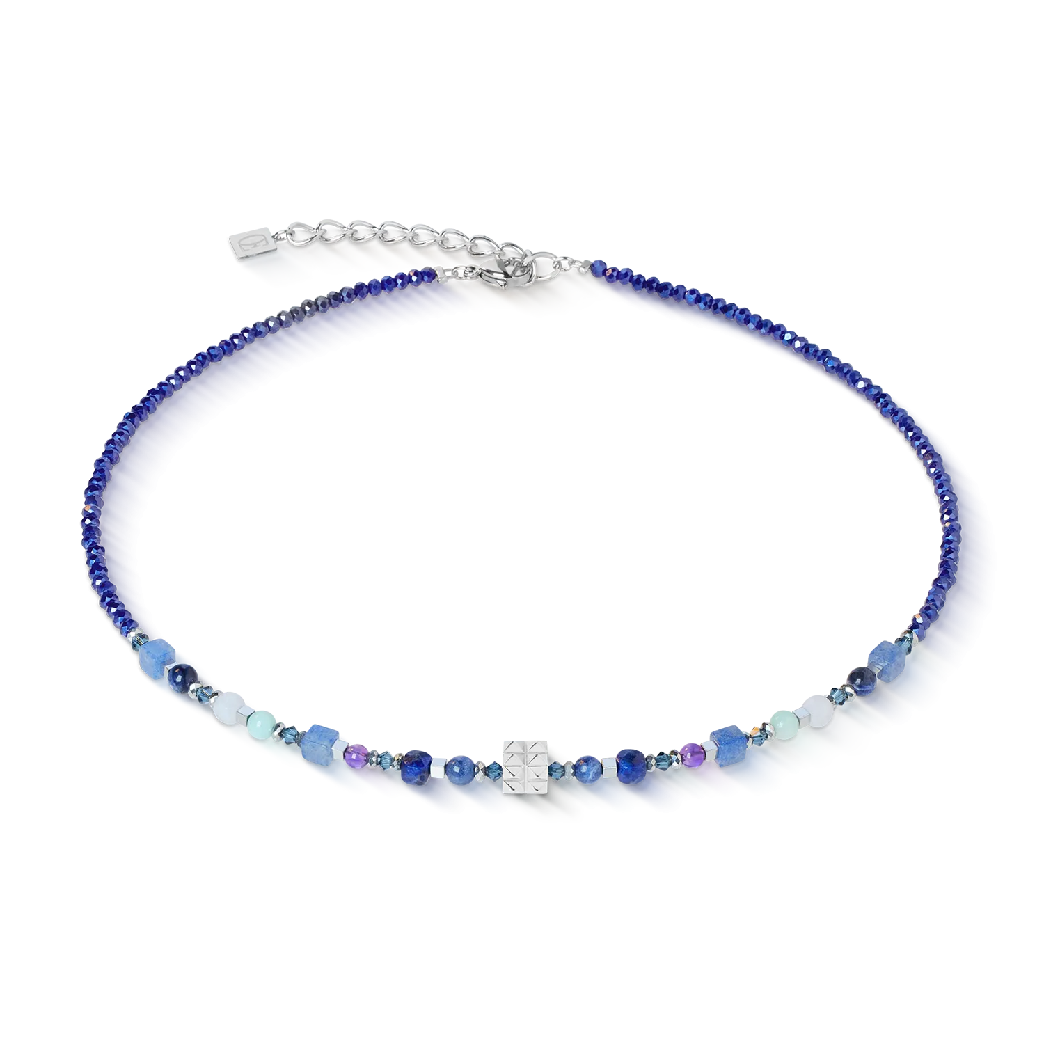 Collana Shape Mix Spikes Blue Moon