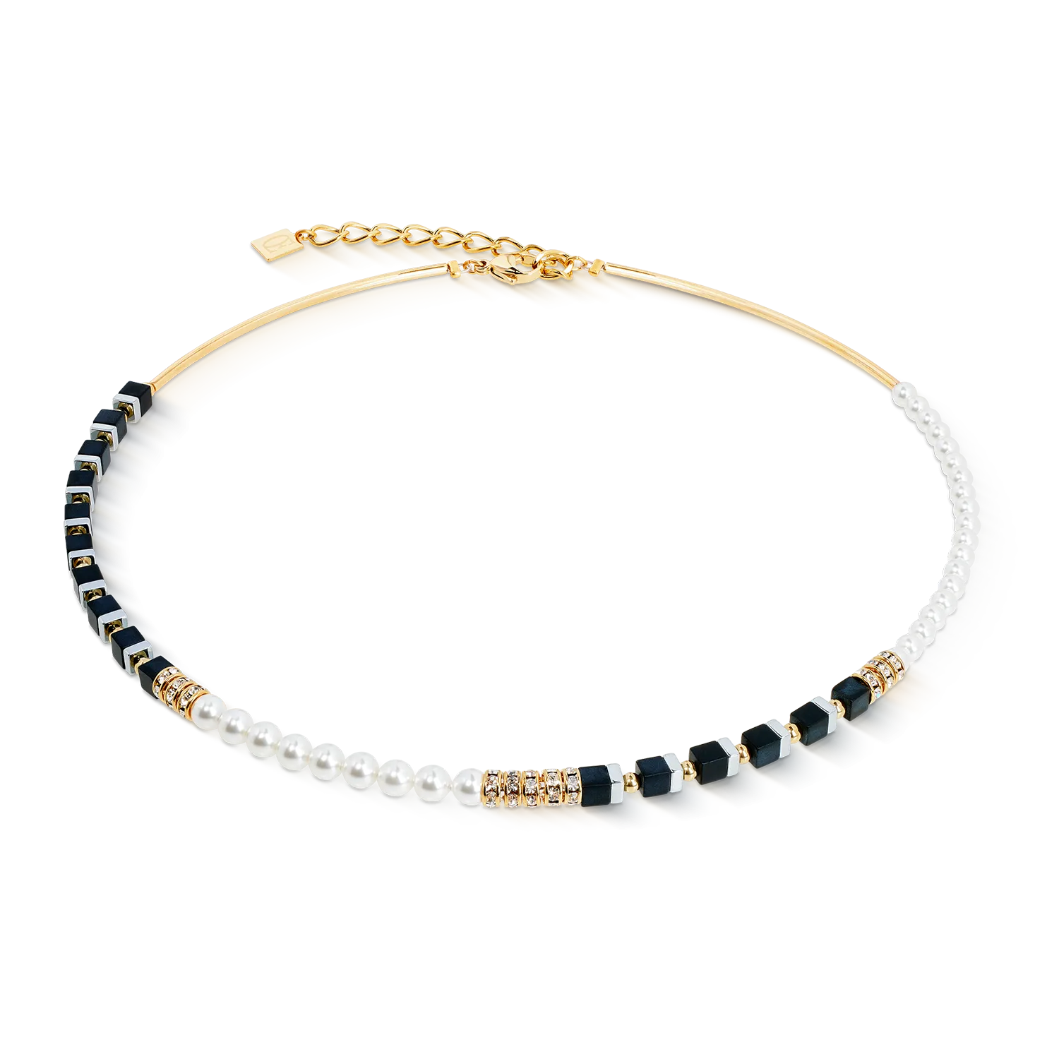 Collana Precious Fusion Offset black-pearl