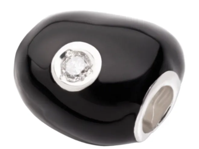 SASSO LIQUIRIZIA CON DIAMANTE GRIGIO