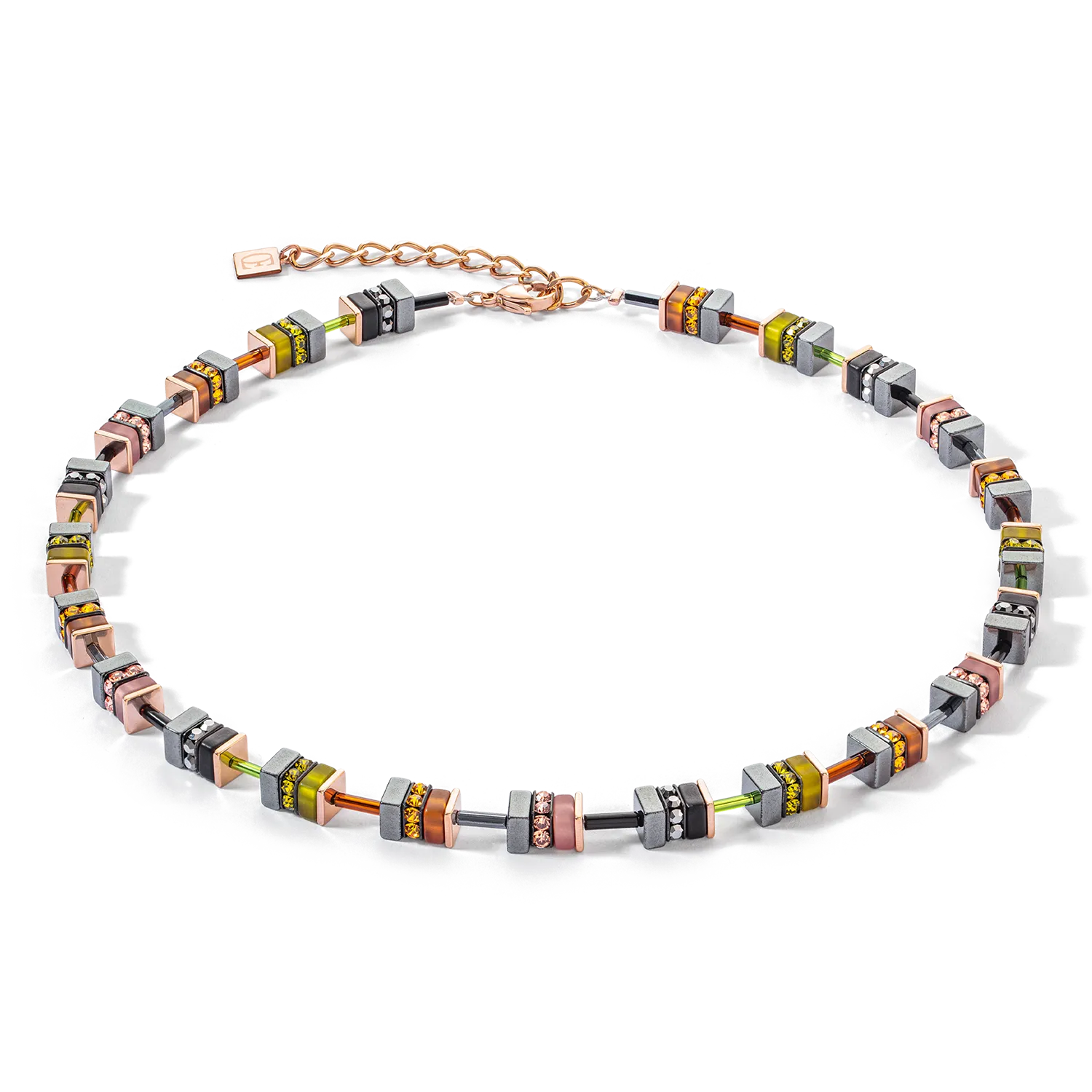 Collana Sparkling Classic Elements oro rosa-autunno