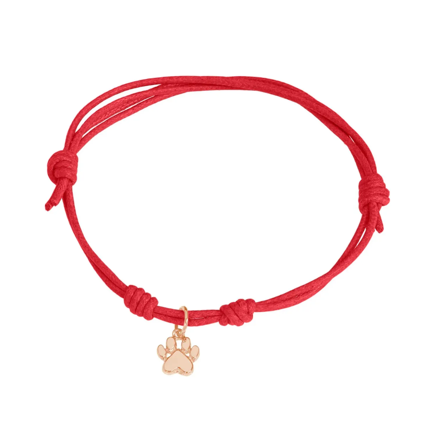 MARCO GERBELLA BRACCIALE CORDINO CON CIONDOLO ZAMPA