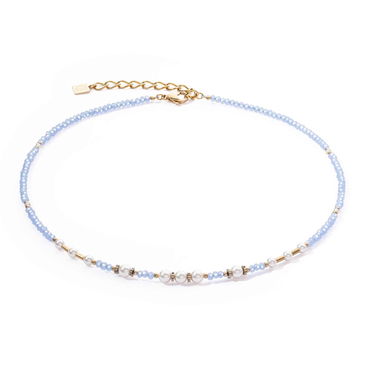 Collana Little Twinkle Pearl Mix azzurro