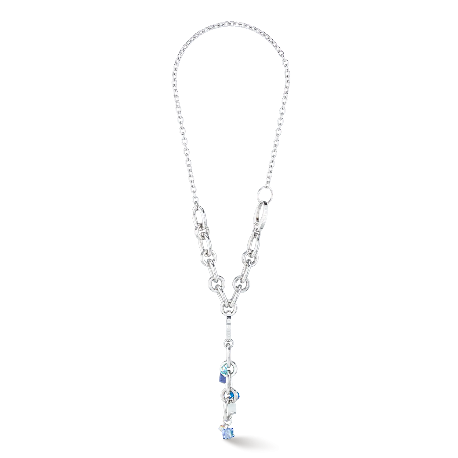 Collana Neptune's Treasure argento-blu