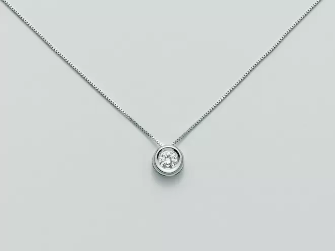 Girocollo Diamante Punto Luce CLD3924-015S