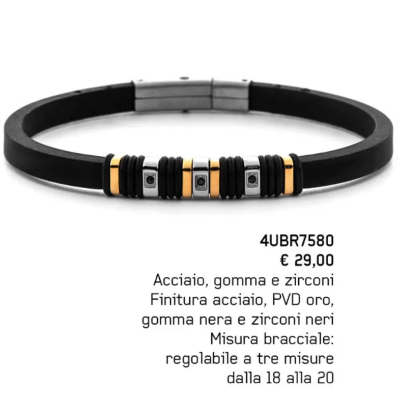 Bracciale uomo Cesare Paciotti 4UBR7580