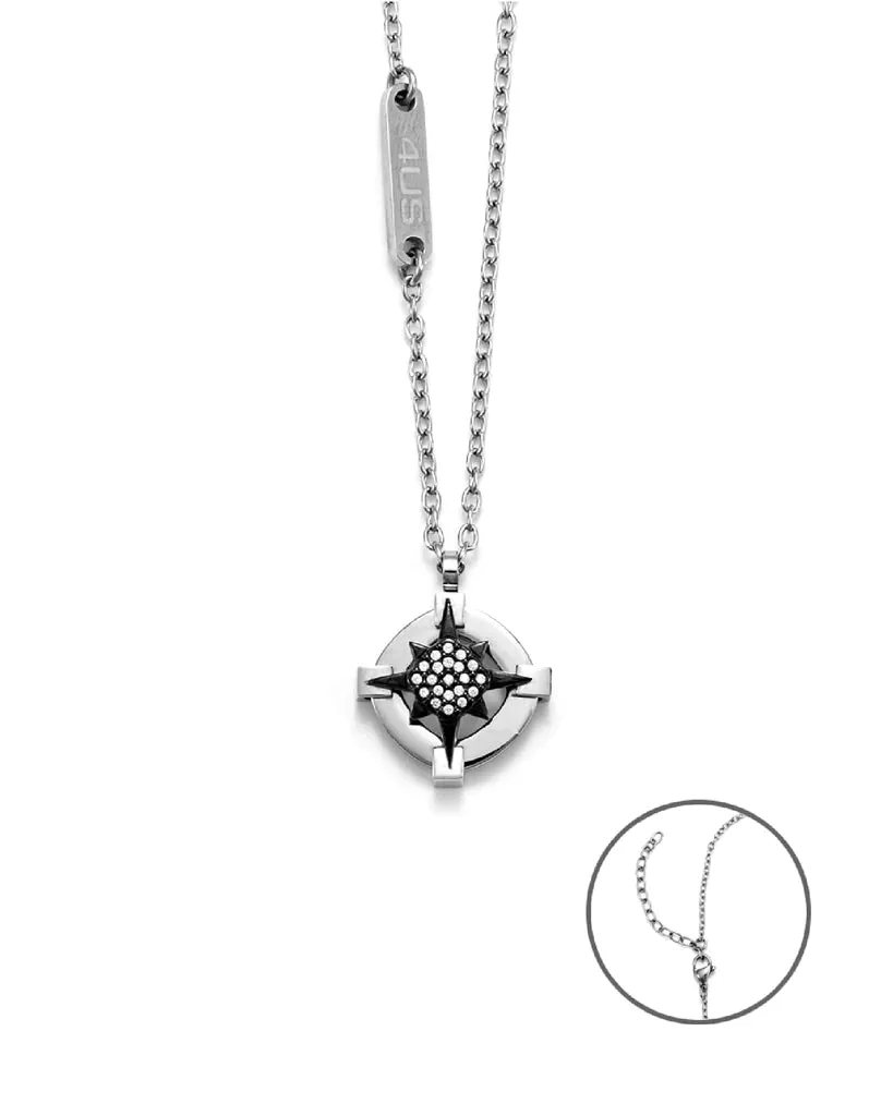 Cesare Paciotti 4US Collana Uomo Rosa Dei Venti