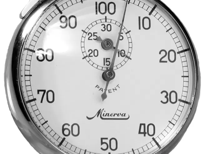Cronometro Minerva Acciaio