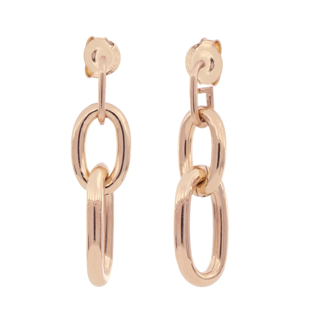 Orecchini pendenti in bronzo gold rose Unoaerre 000EXO4398000