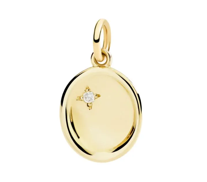 DODO CIONDOLO SIGILLO ORO GIALLO E DIAMANTE BIANCO