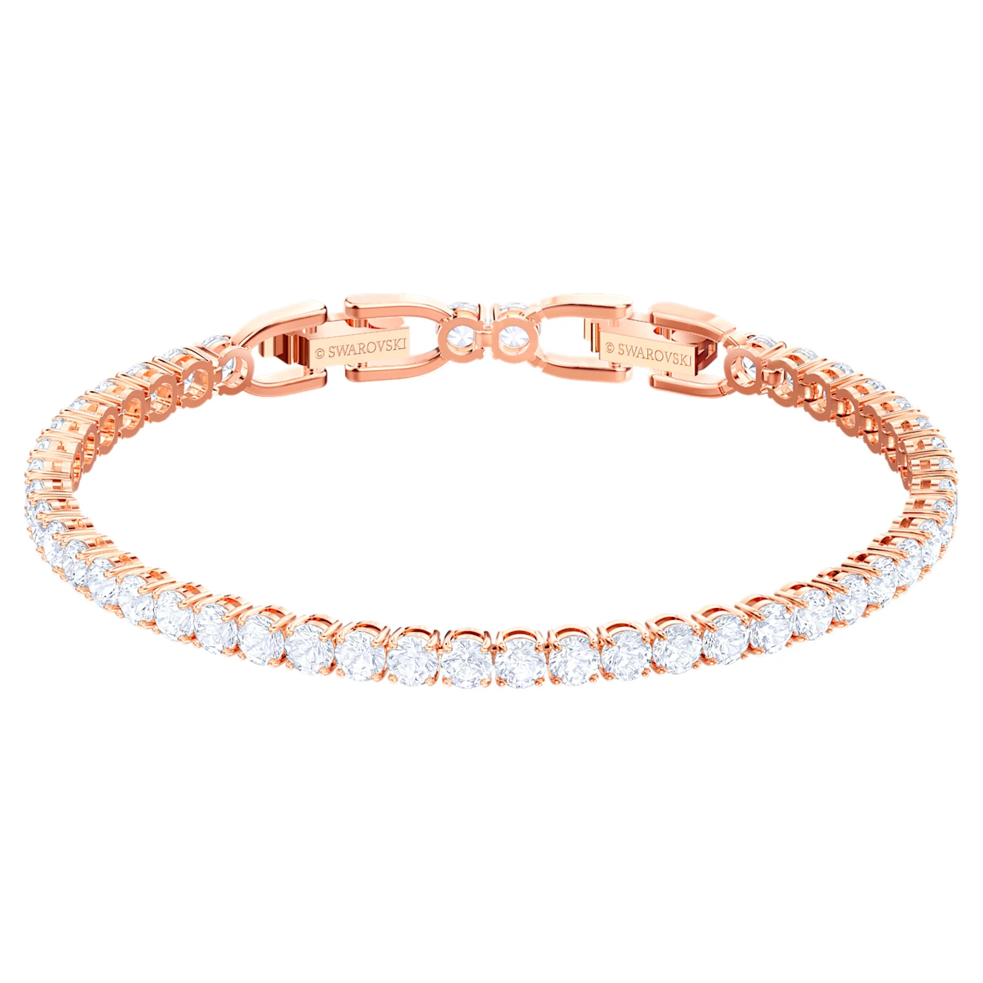 SWAROVSKI – BRACCIALE DONNA – Tennis deluxe rosè