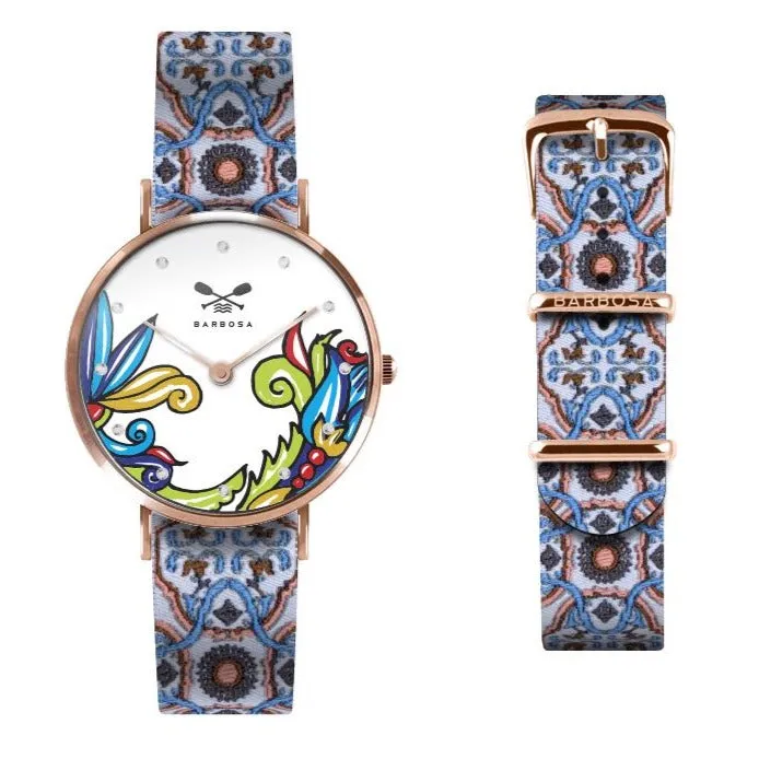 Orologio Quarzo Donna Barbosa Maiolica 54rs04-14rn369