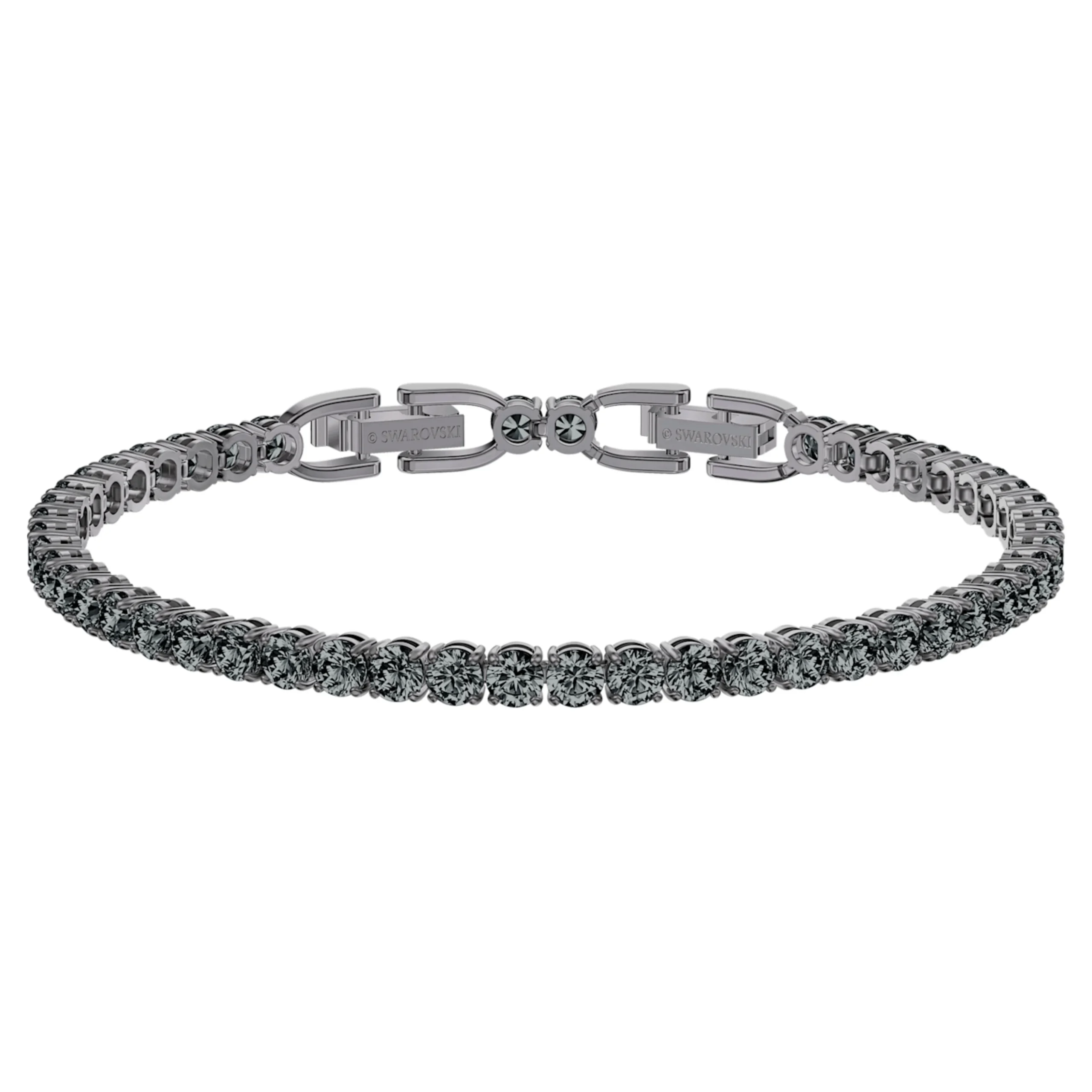 SWAROVSKI – BRACCIALE DONNA – Braccialetto Tennis Deluxe Black