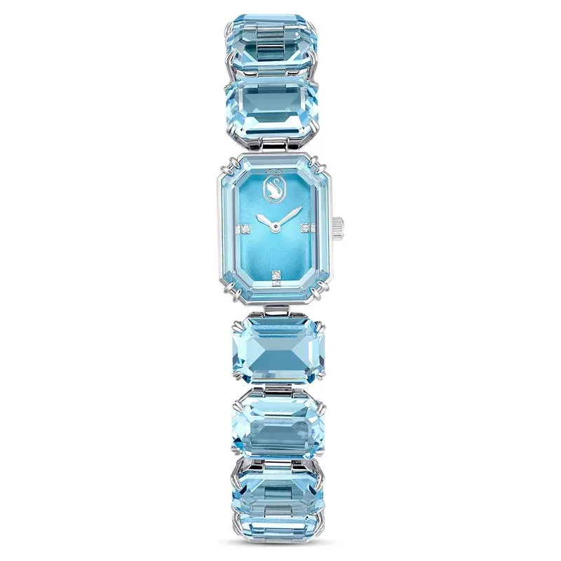SWAROVSKI – OROLOGIO DONNA – Orologio Bracciale taglio ottagonale, blu, acciaio inossidabile