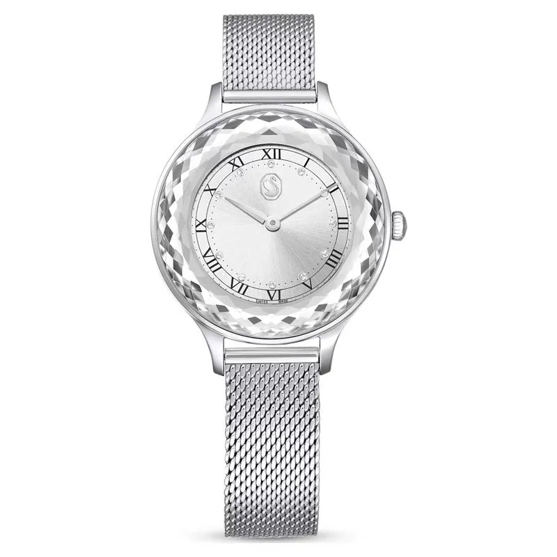 SWAROVSKI – OROLOGIO DONNA – Orologio Octea Nova Fabbricato in Svizzera, Bracciale di metallo, Tono argentato