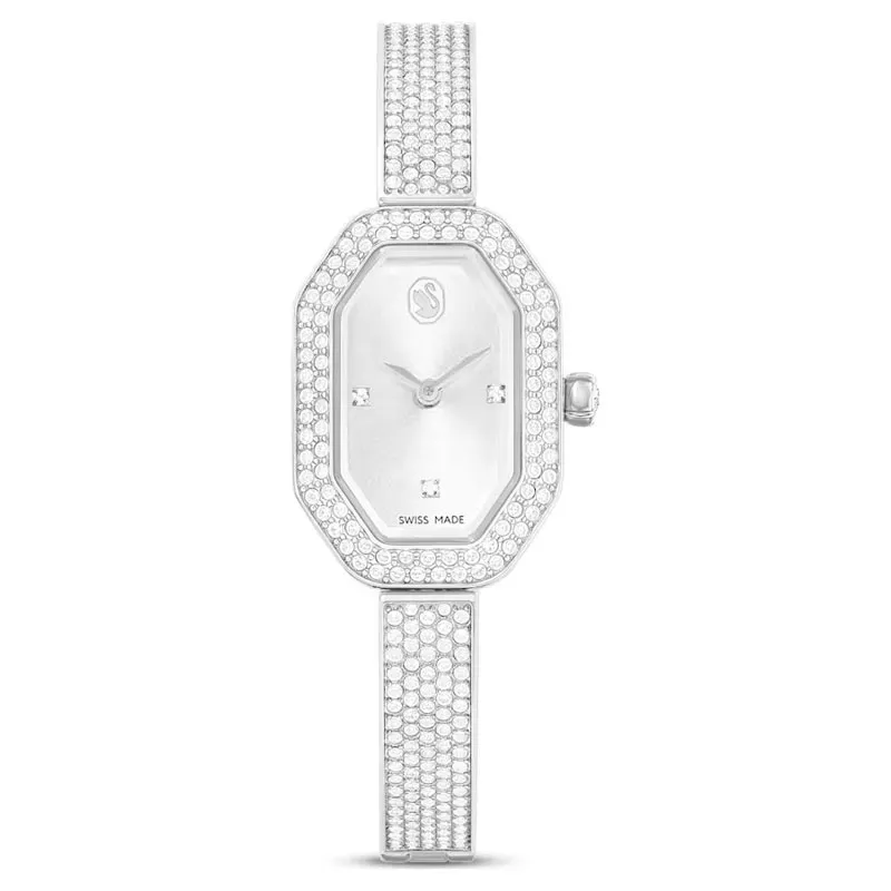 SWAROVSKI – OROLOGIO DONNA – Orologio Dextera Bangle Bracciale di metallo, Tono argentato, Acciaio inossidabile