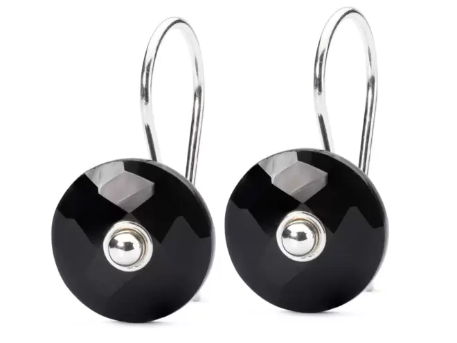 Trollbeads Orecchini Onice Nero